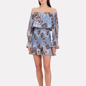 Rezika Floral Off-The-Shoulder Dress